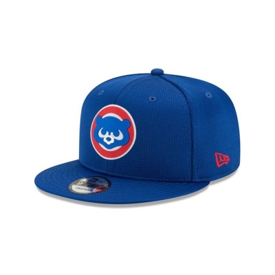 Blue Chicago Cubs Hat - New Era MLB Clubhouse Collection 9FIFTY Snapback Caps USA3869107